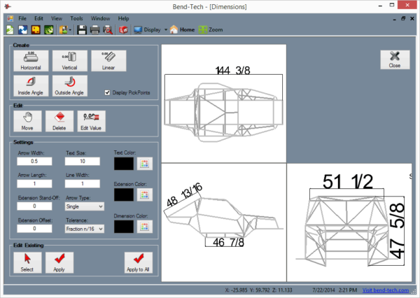 Part Dimensioning